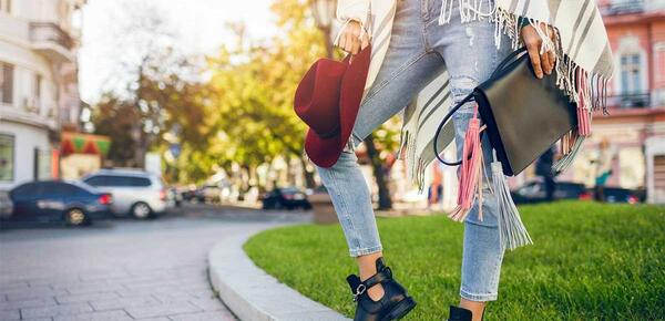 عکس شلوار جین فاق بلند