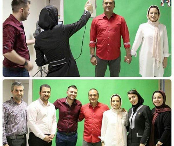 عکس بچه رامبد جوان و نگار جواهریان