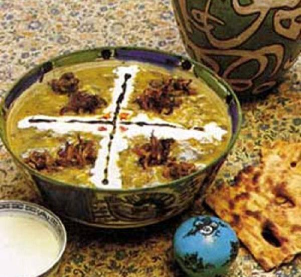عکس آش گزنه چهارشنبه سوری