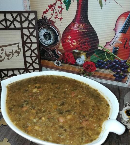 عکس آش گزنه چهارشنبه سوری