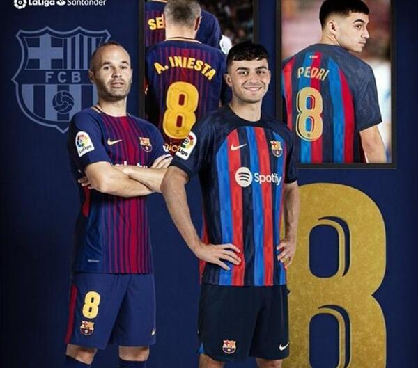 عکس پیراهن بارسلونا