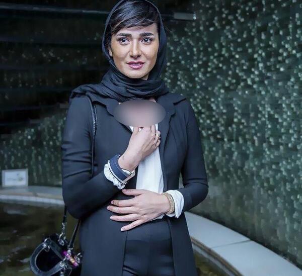 عکس مینا وحید و پدرش