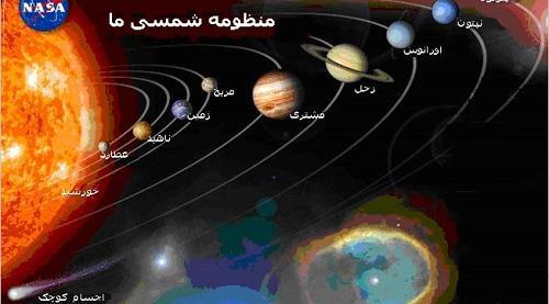 عکسی از منظومه ی شمسی