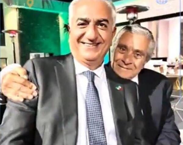 عکس بهروز وثوقی با اشرف پهلوی