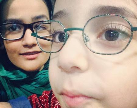 عکس بچگی حنانه احدی