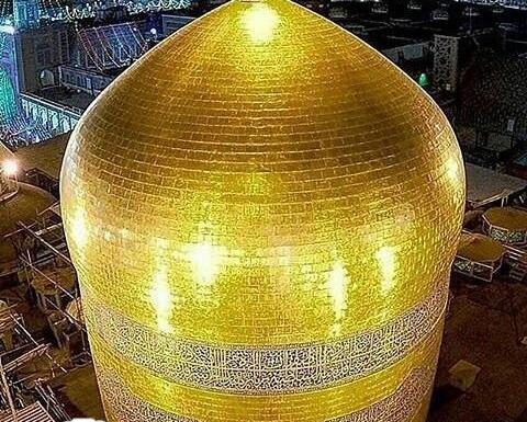 عکس نوشته حرم امام حسین برای پروفایل