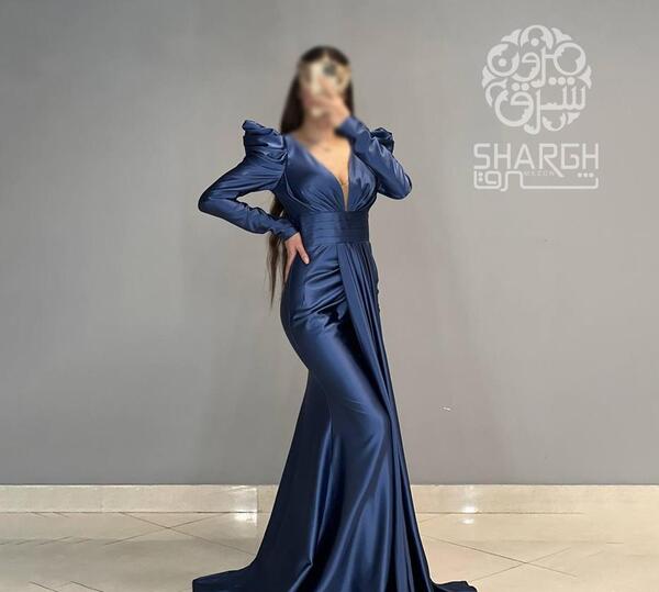 عکس لباس مجلسی یقه باز