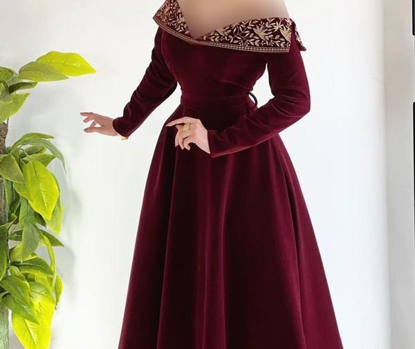 عکس لباس مجلسی یقه باز
