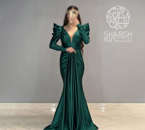 عکس لباس مجلسی یقه باز