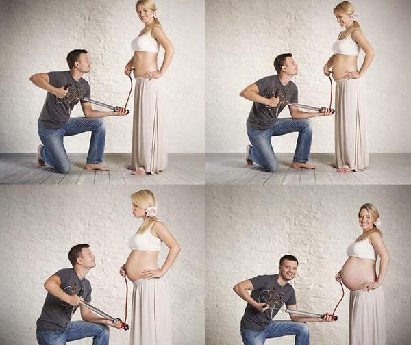 عکس پروفایل بارداری چهار نفره شدن