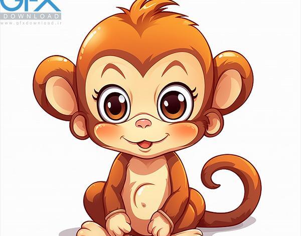 عکس میمون زرد