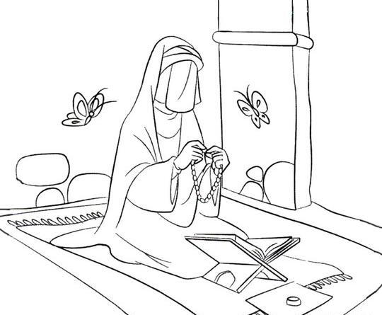 عکس نقاشی حضرت فاطمه