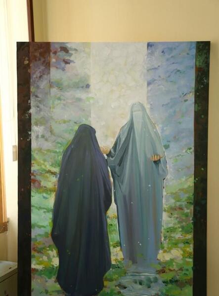 عکس نقاشی حضرت فاطمه