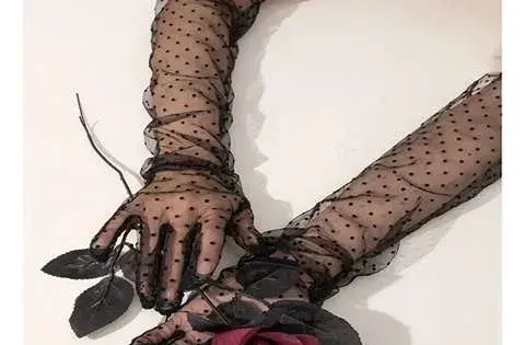 عکس دستکش های توری