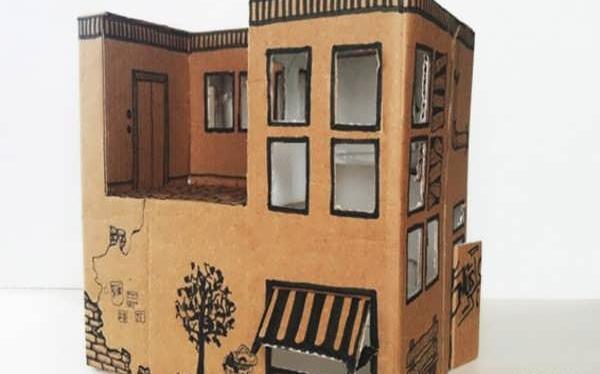 عکس ایده برای کاردستی با کارتن