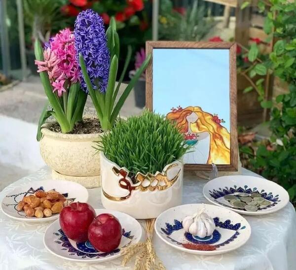 عکس ایده هفت سین اسان