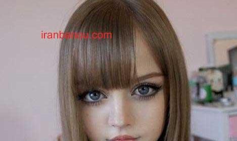 عکس رنگ مو کهربایی