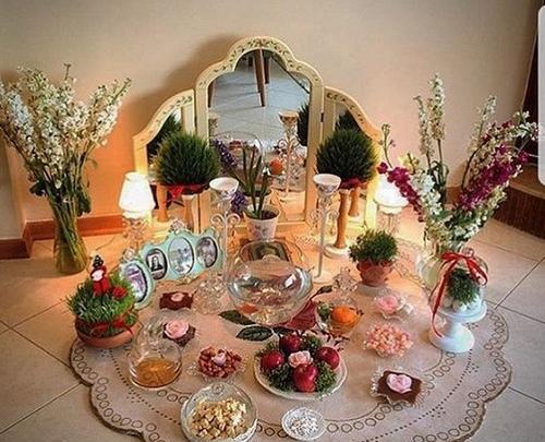 عکس ایده برای سفره ی هفت سین
