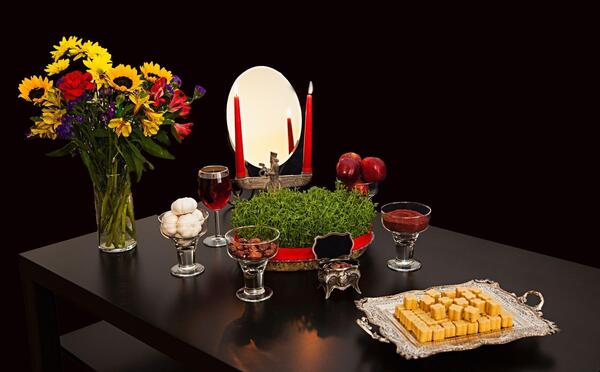 عکس ایده برای سفره ی هفت سین