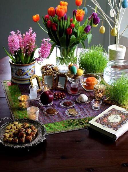 عکس ایده برای سفره ی هفت سین