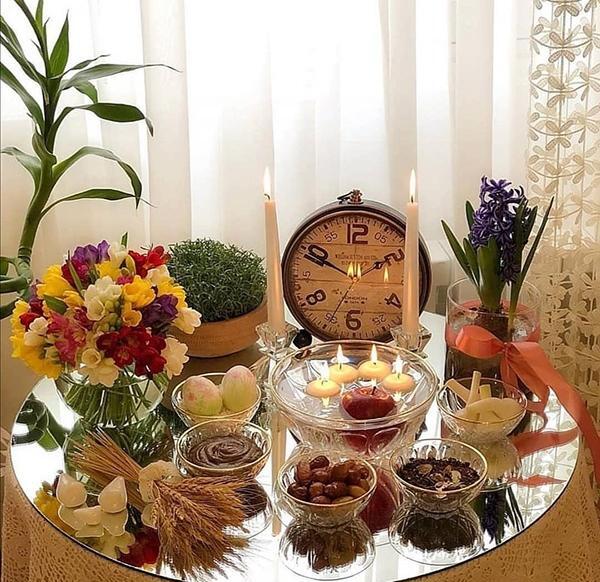 عکس ایده برای سفره ی هفت سین