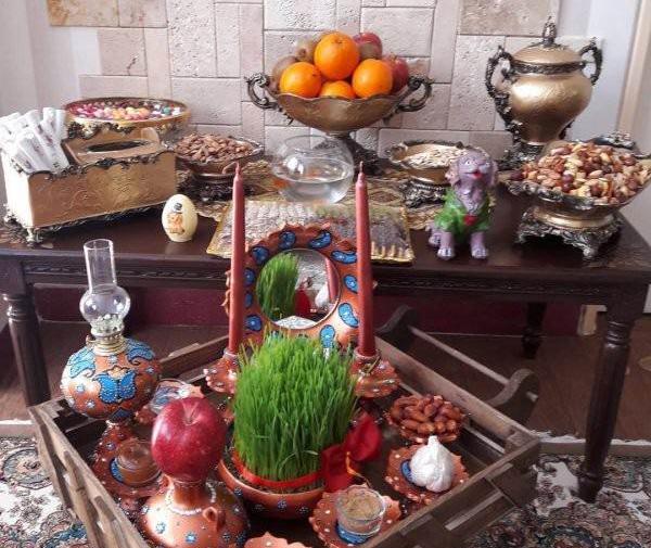 عکس ایده برای سفره ی هفت سین