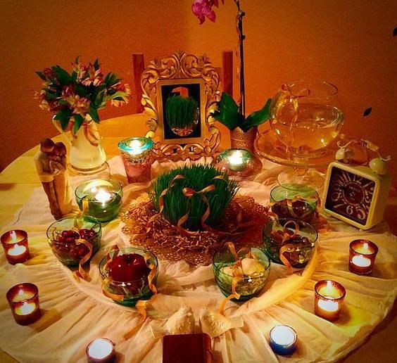 عکس ایده برای سفره ی هفت سین