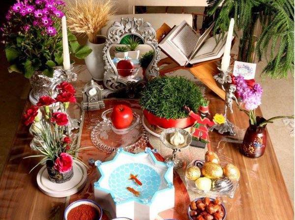 عکس ایده برای سفره ی هفت سین