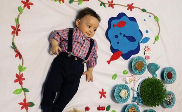 عکس ماهگرد با گندم