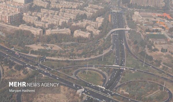 عکس تصاویر از آلودگی هوای تهران