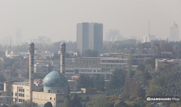 عکس تصاویر از آلودگی هوای تهران