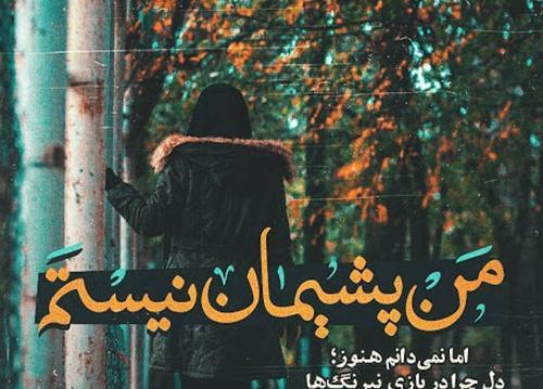 عکس نوشته شعر جدید فاضل نظری