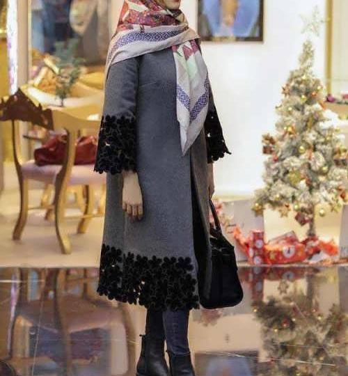 عکس مدل مانتو دخترانه خاکستری