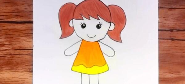 عکس نقاشی دخترانه جدید ساده و آسان