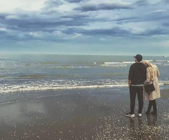 ژست عکس لب دریا مردانه