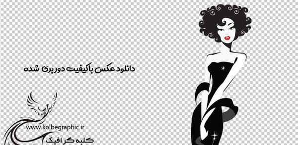 عکس دانلود وکتور چهره زن