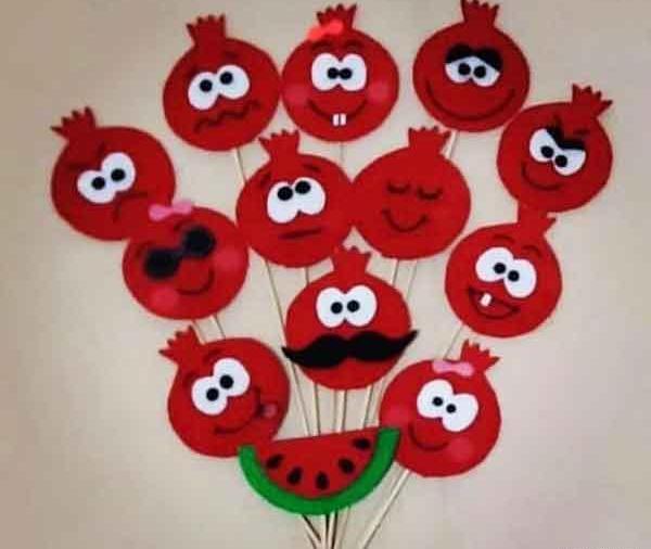 عکس ایده برای شب یلدا در مهدکودک