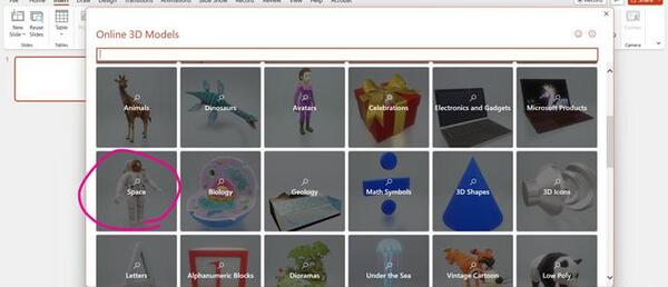 عکس تصاویر سه بعدی در پاورپوینت