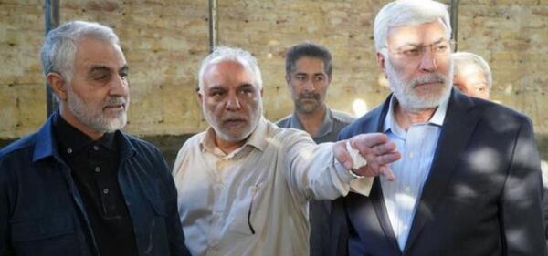 عکس قاسم سلیمانی ابومهدی المهندس