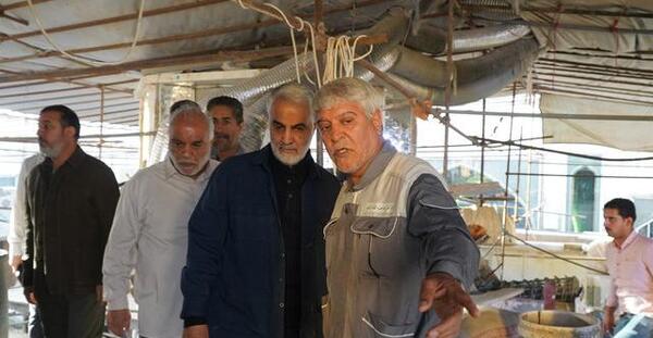 عکس قاسم سلیمانی ابومهدی المهندس