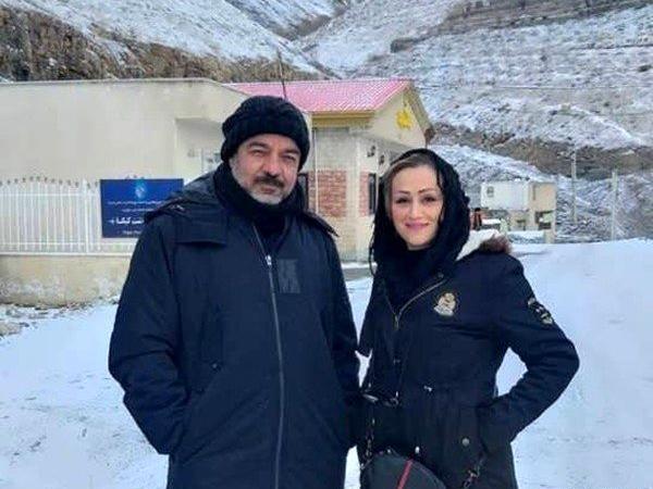 عکس ساناز دوست دختر سعید آقایی