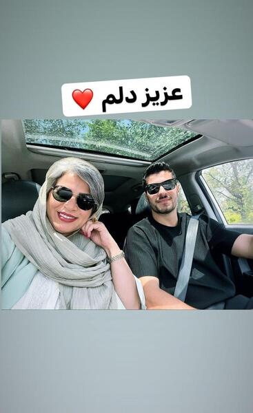 عکس ساناز دوست دختر سعید آقایی