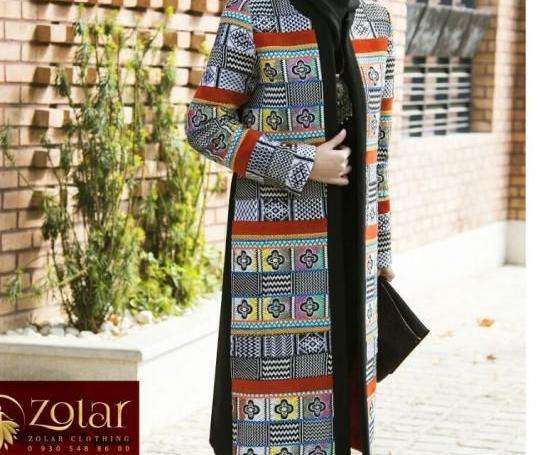 عکس مدل مانتو ترکیبی جدید
