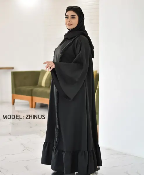 عکس مدل مانتو جلو باز عبایی