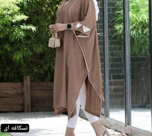 عکس مدل مانتو جلو باز عبایی