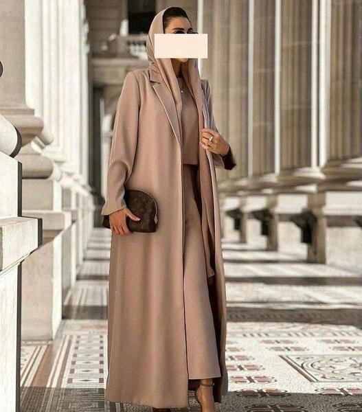 عکس مدل مانتو جلو باز عبایی