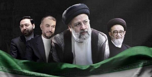 عکس بنر خام شهادت رئیس جمهور و همراهان