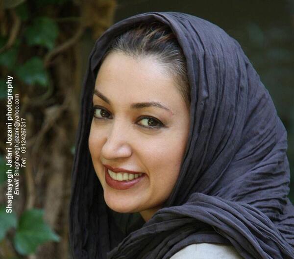 عکس نگار عابدی و پسرش