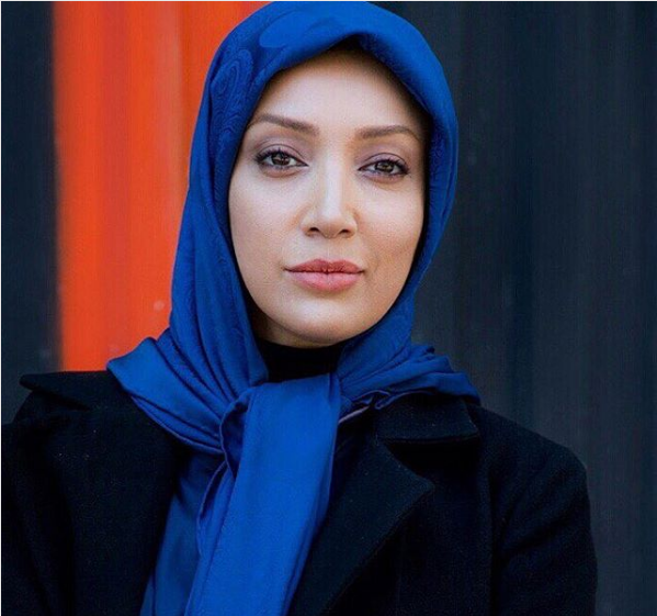 عکس نگار عابدی و پسرش