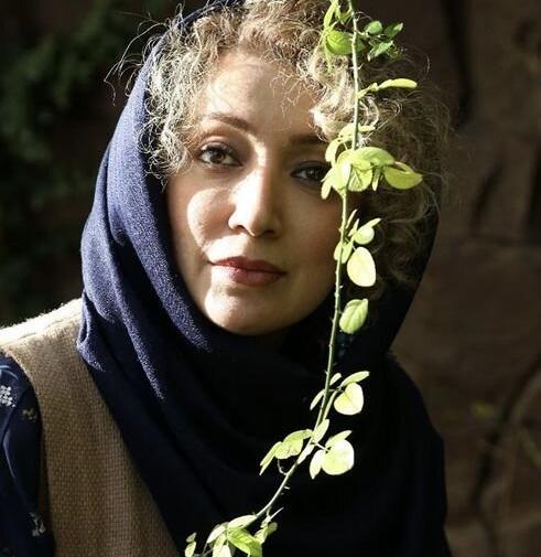 عکس نگار عابدی و پسرش